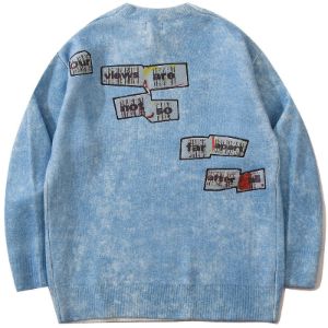 Aelfric Eden Distorted Portrait Graphic Sweater sold by Aelfric Eden