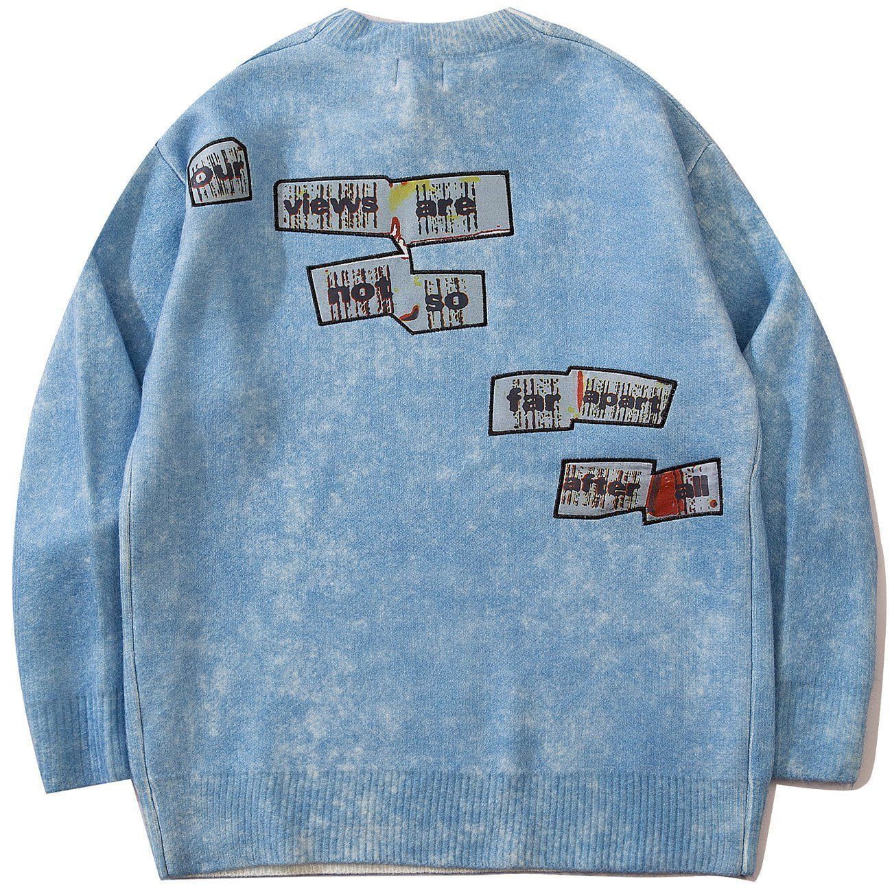 Aelfric Eden Distorted Portrait Graphic Sweater sold by Aelfric Eden product image thumbnail 2