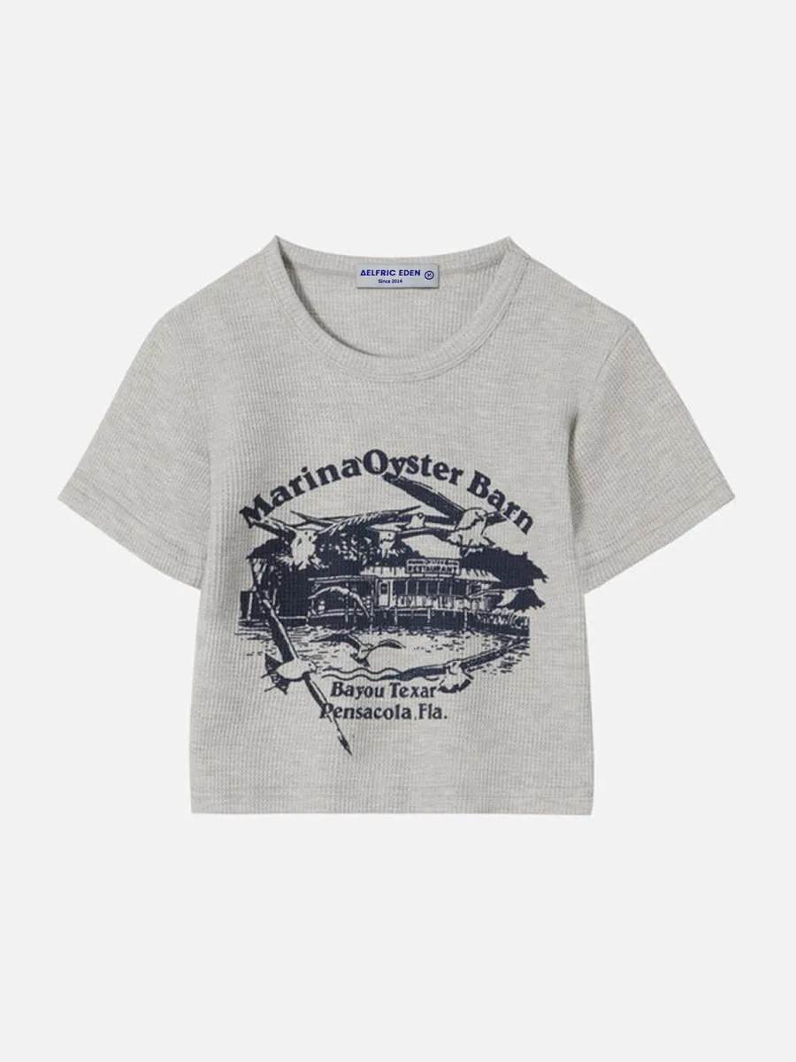 Marina Oyster Barn Tee sold by Aelfric Eden
