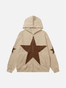 Star Graphic Print Hoodie sold by Aelfric Eden