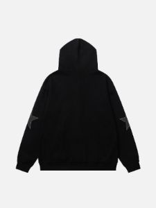 Star Graphic Print Hoodie sold by Aelfric Eden