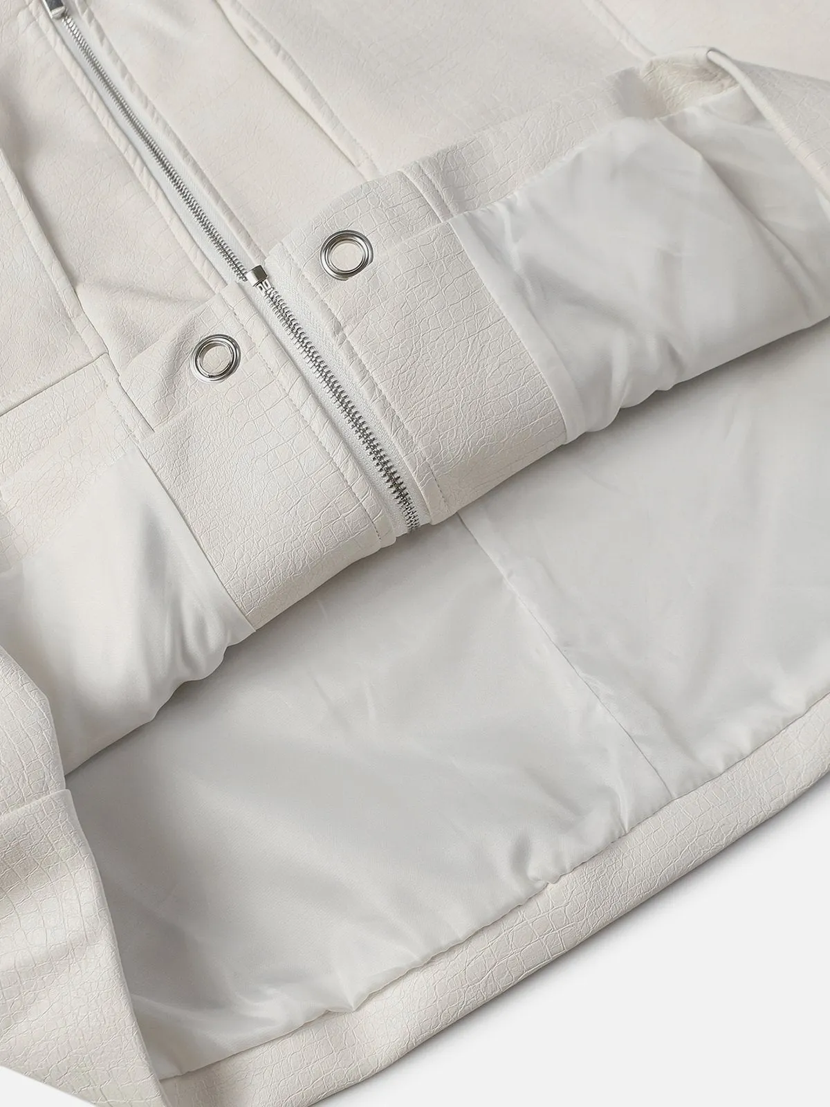 Aelfric Eden Hooded Faux Leather Vest sold by Aelfric Eden product image thumbnail 5