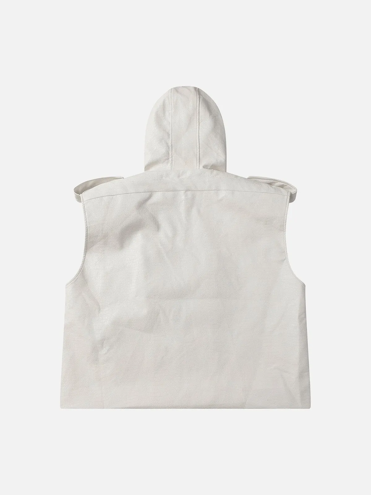 Aelfric Eden Hooded Faux Leather Vest sold by Aelfric Eden product image thumbnail 3