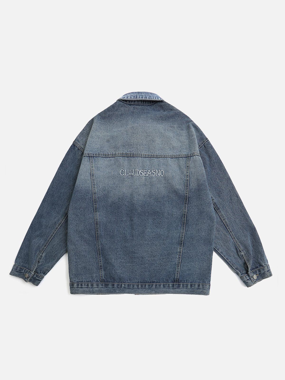 Washed Denim Jacket sold by Aelfric Eden product image thumbnail 6