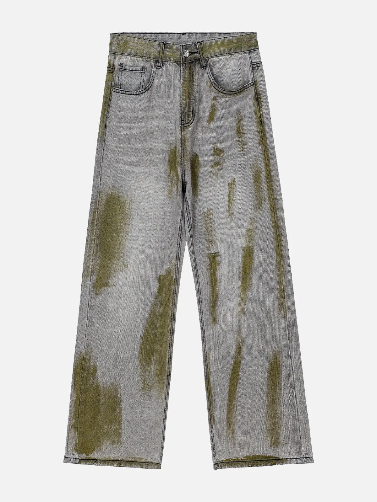 Aelfric Eden Color Blocking Loose Jeans sold by Aelfric Eden