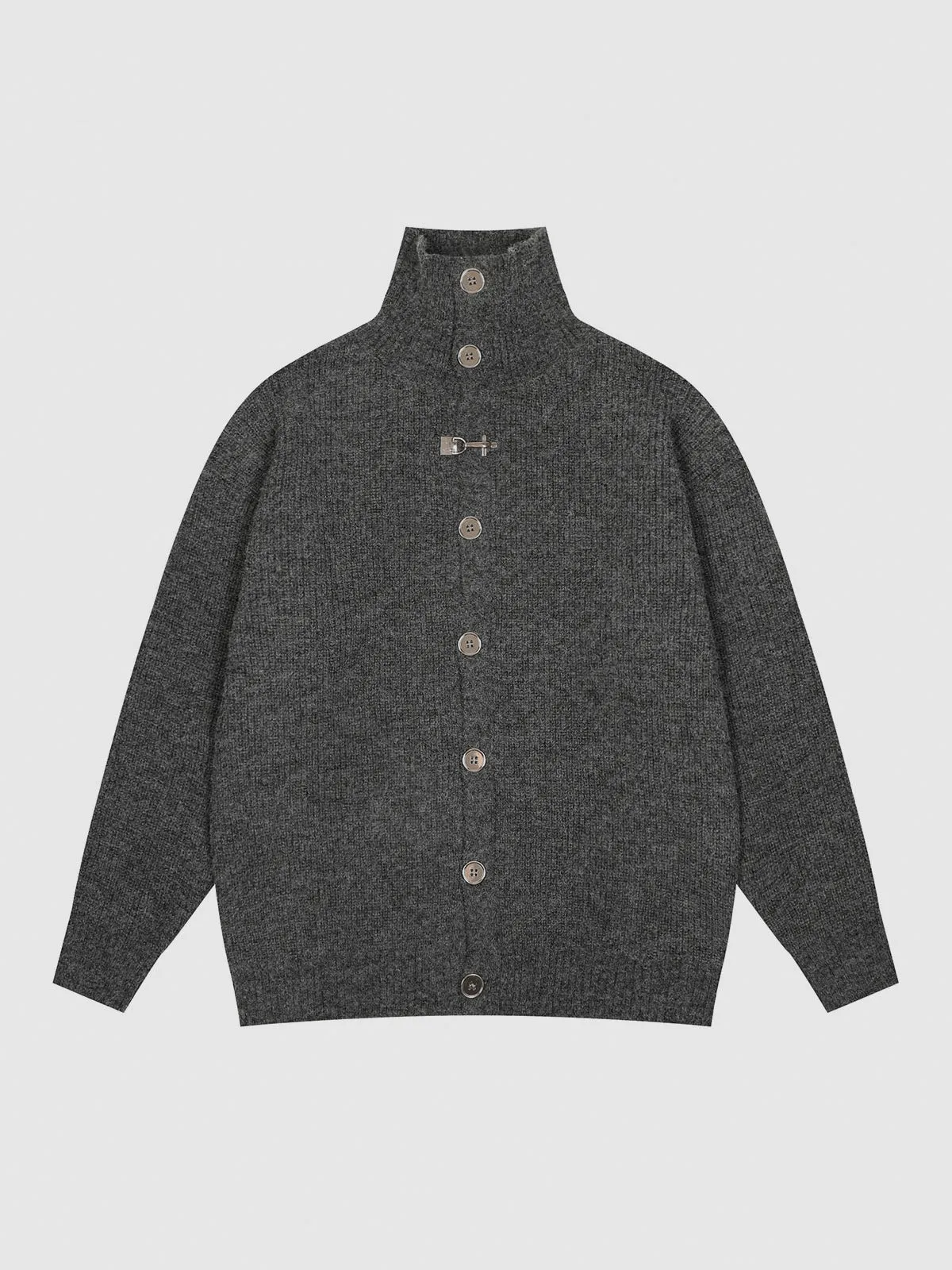 Aelfric Eden Basic Button Turtleneck Cardigan sold by Aelfric Eden