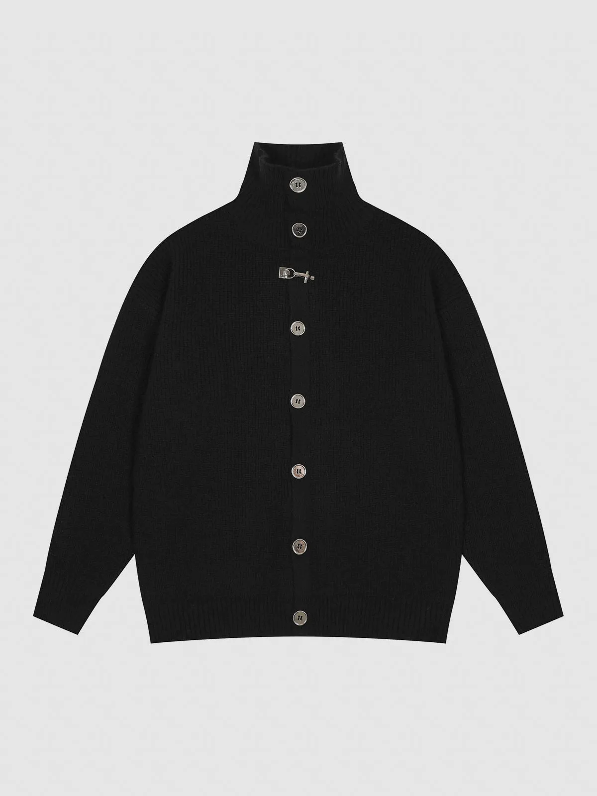 Aelfric Eden Basic Button Turtleneck Cardigan sold by Aelfric Eden product image thumbnail 2