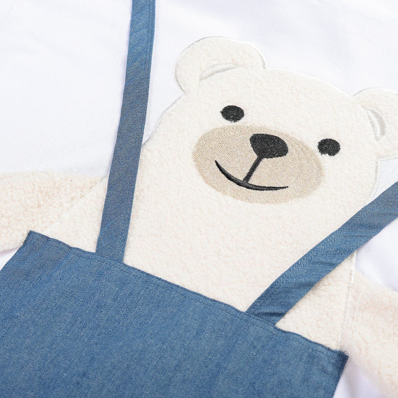 Aelfric Eden Bear Strap Patchwork Hoodies sold by Aelfric Eden product image thumbnail 5