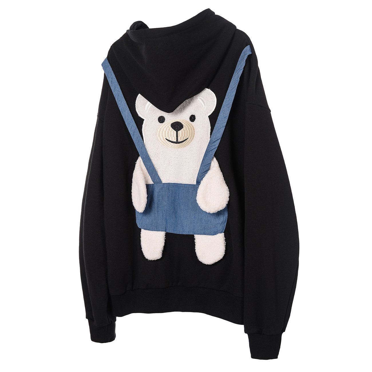 Aelfric Eden Bear Strap Patchwork Hoodies sold by Aelfric Eden