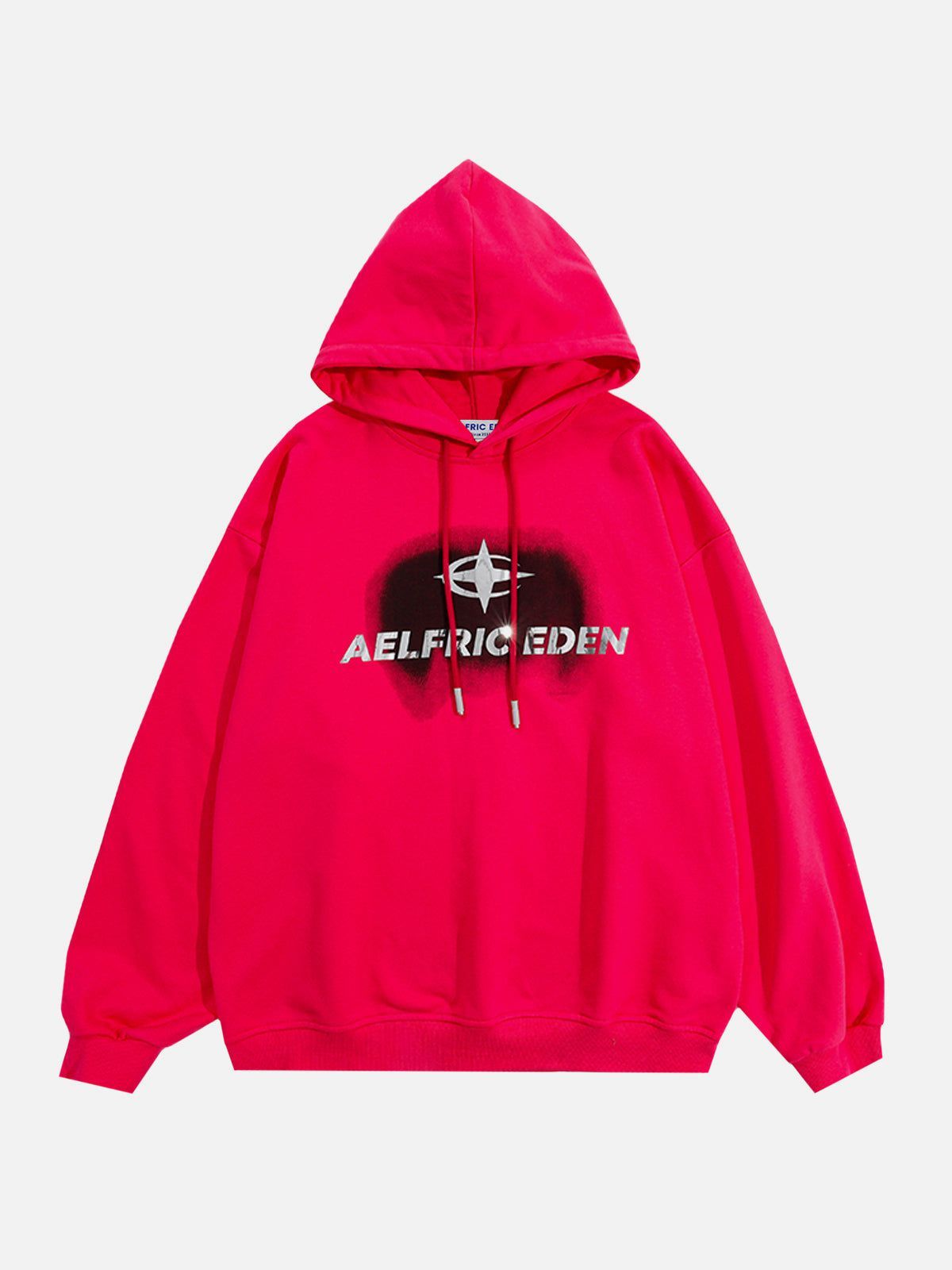 Pink Star Print Hoodie sold by Aelfric Eden