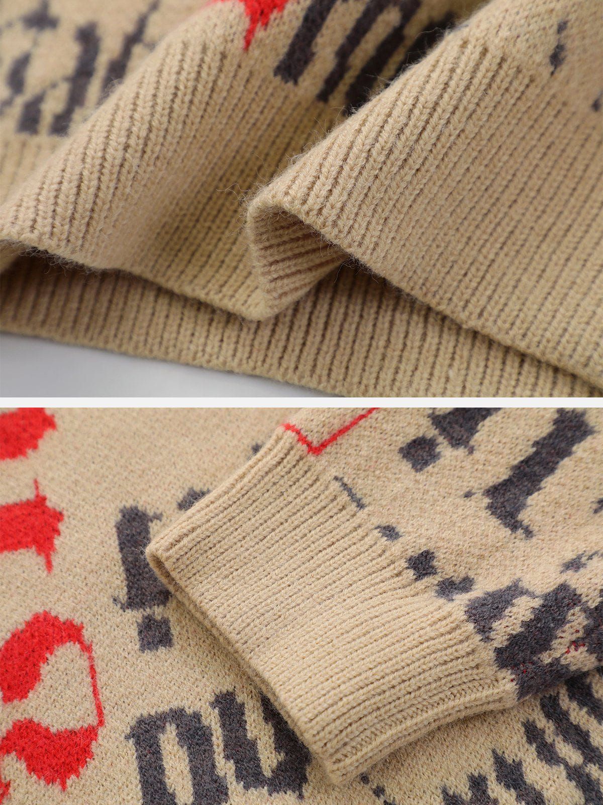 Aelfric Eden "Curses" Gothic Knit Sweater sold by Aelfric Eden product image thumbnail 5