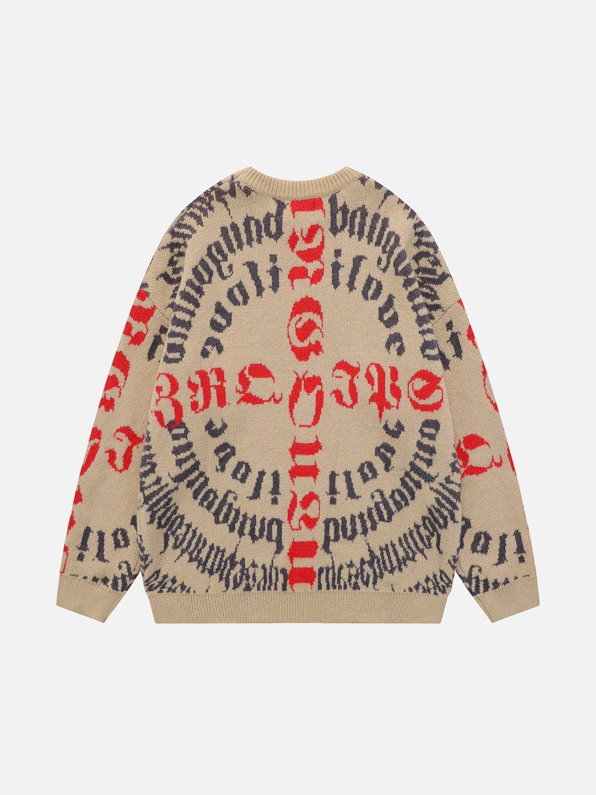 Aelfric Eden "Curses" Gothic Knit Sweater sold by Aelfric Eden product image thumbnail 3