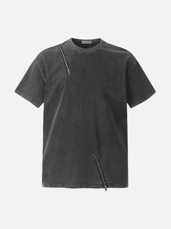 Aelfric Eden Washed Zip Up Tee sold by Aelfric Eden