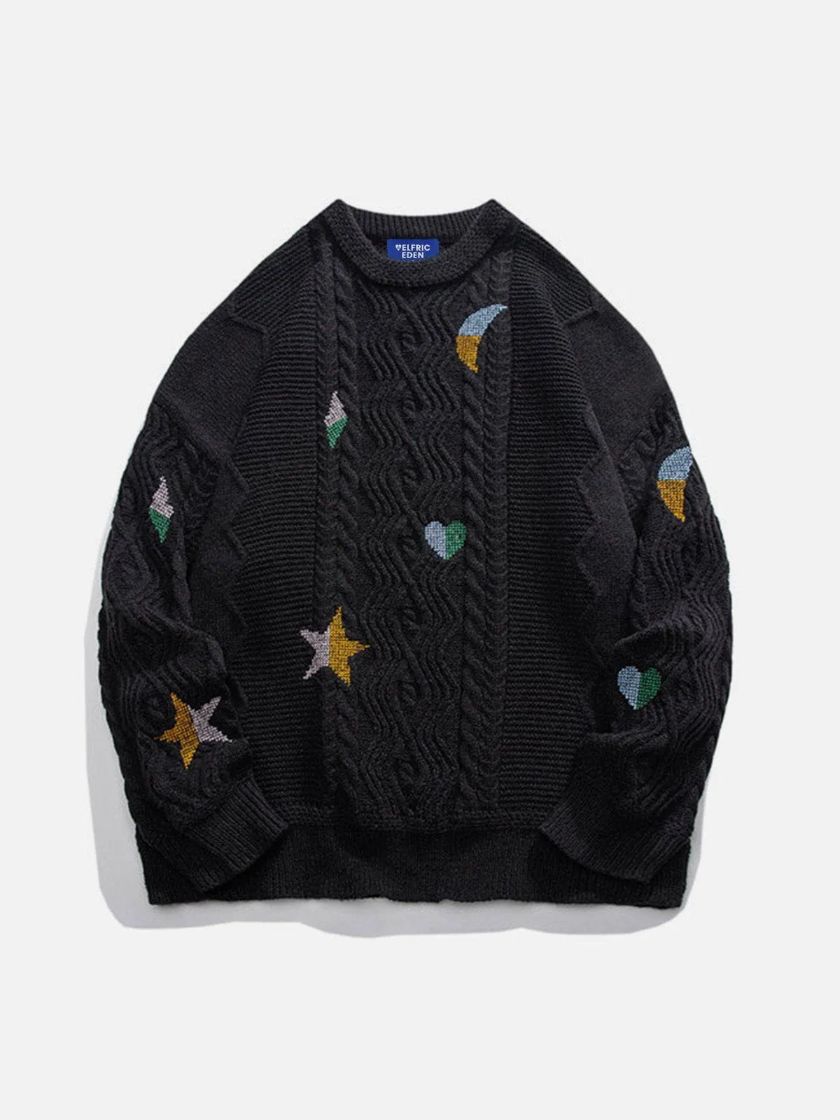 Aelfric Eden Star Jacquard Cable knit Sweater sold by Aelfric Eden product image thumbnail 3