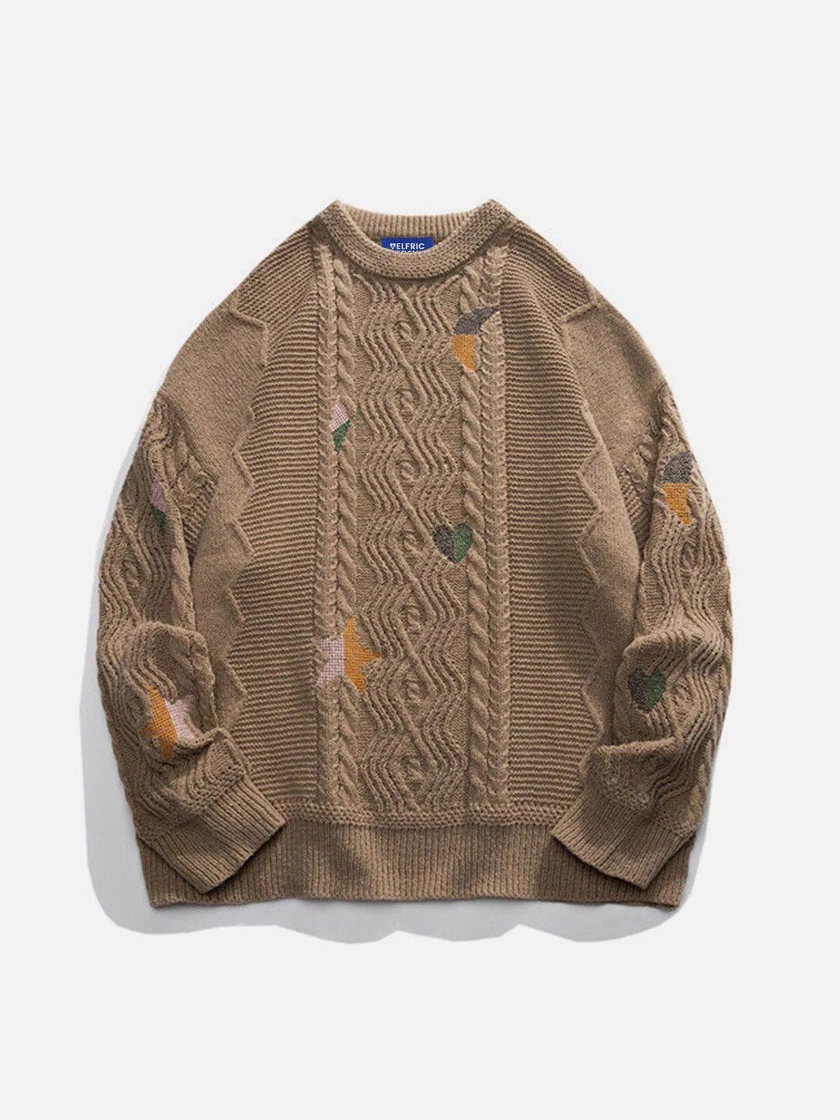 Aelfric Eden Star Jacquard Cable knit Sweater sold by Aelfric Eden