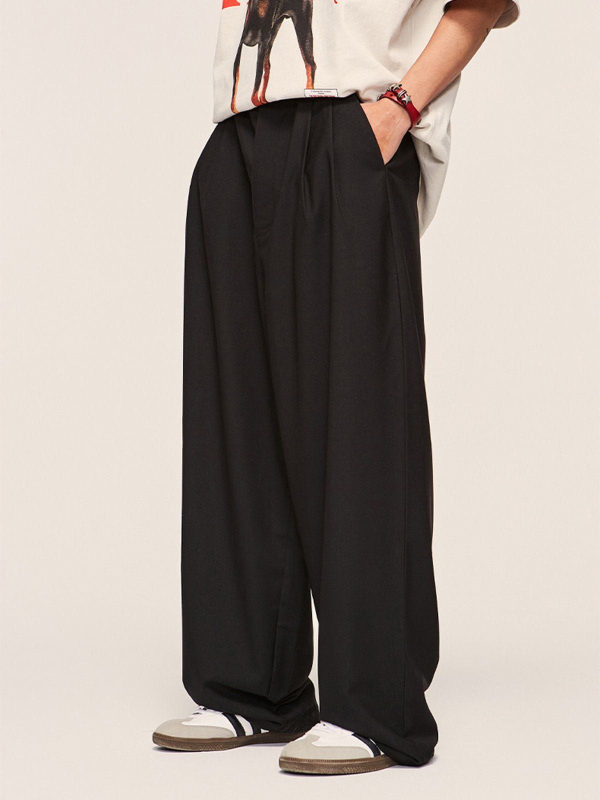 Aelfric Eden Vintage Solid Loose Pants sold by Aelfric Eden product image thumbnail 4