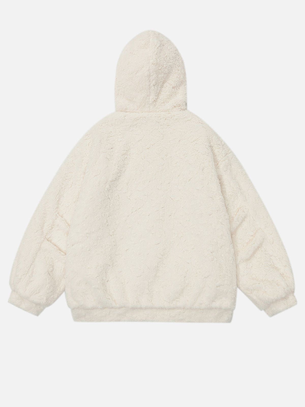 Aelfric Eden Star Patch Hooded Fleece Coat sold by Aelfric Eden product image thumbnail 2