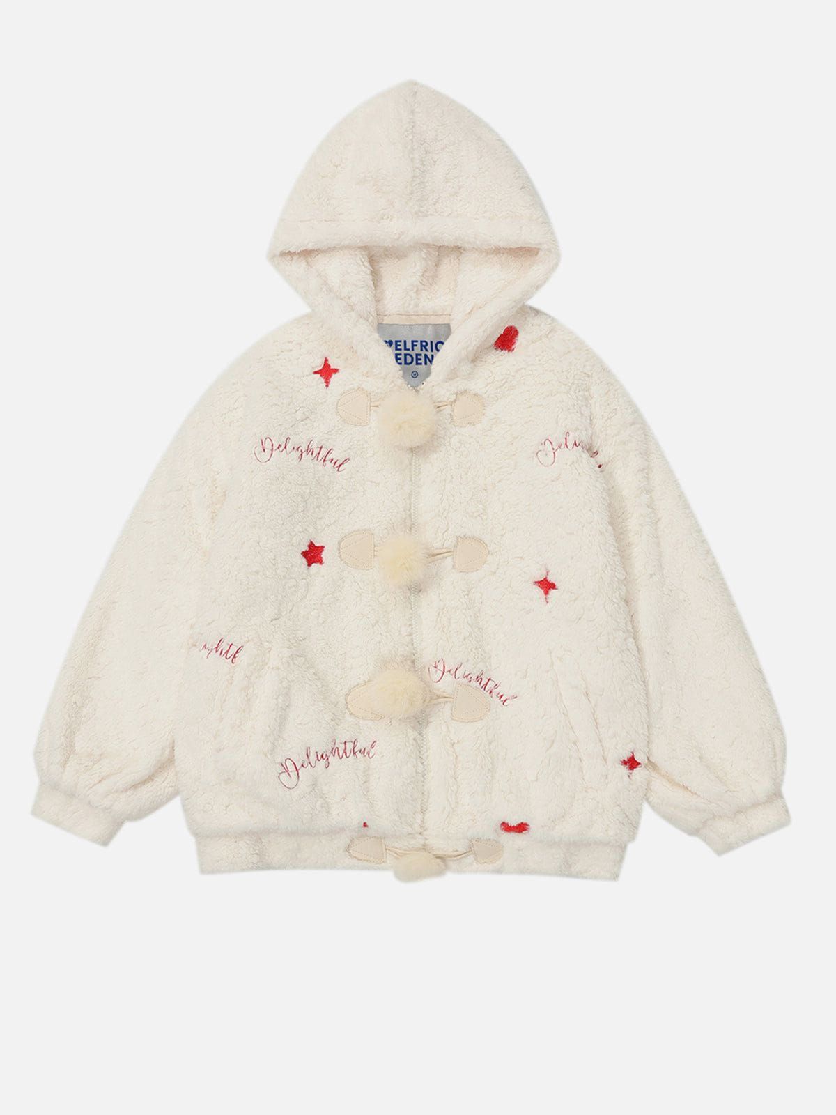 Aelfric Eden Star Patch Hooded Fleece Coat sold by Aelfric Eden