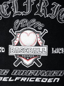 Aelfric Eden Embroidery Baseball Fold-Over Tee sold by Aelfric Eden