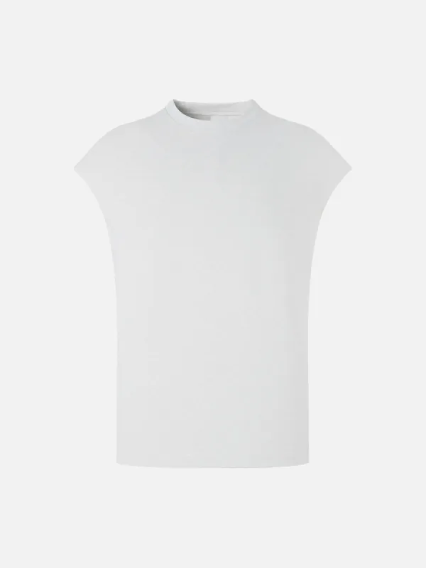 Sleeveless Solid Cotton Tee sold by Aelfric Eden
