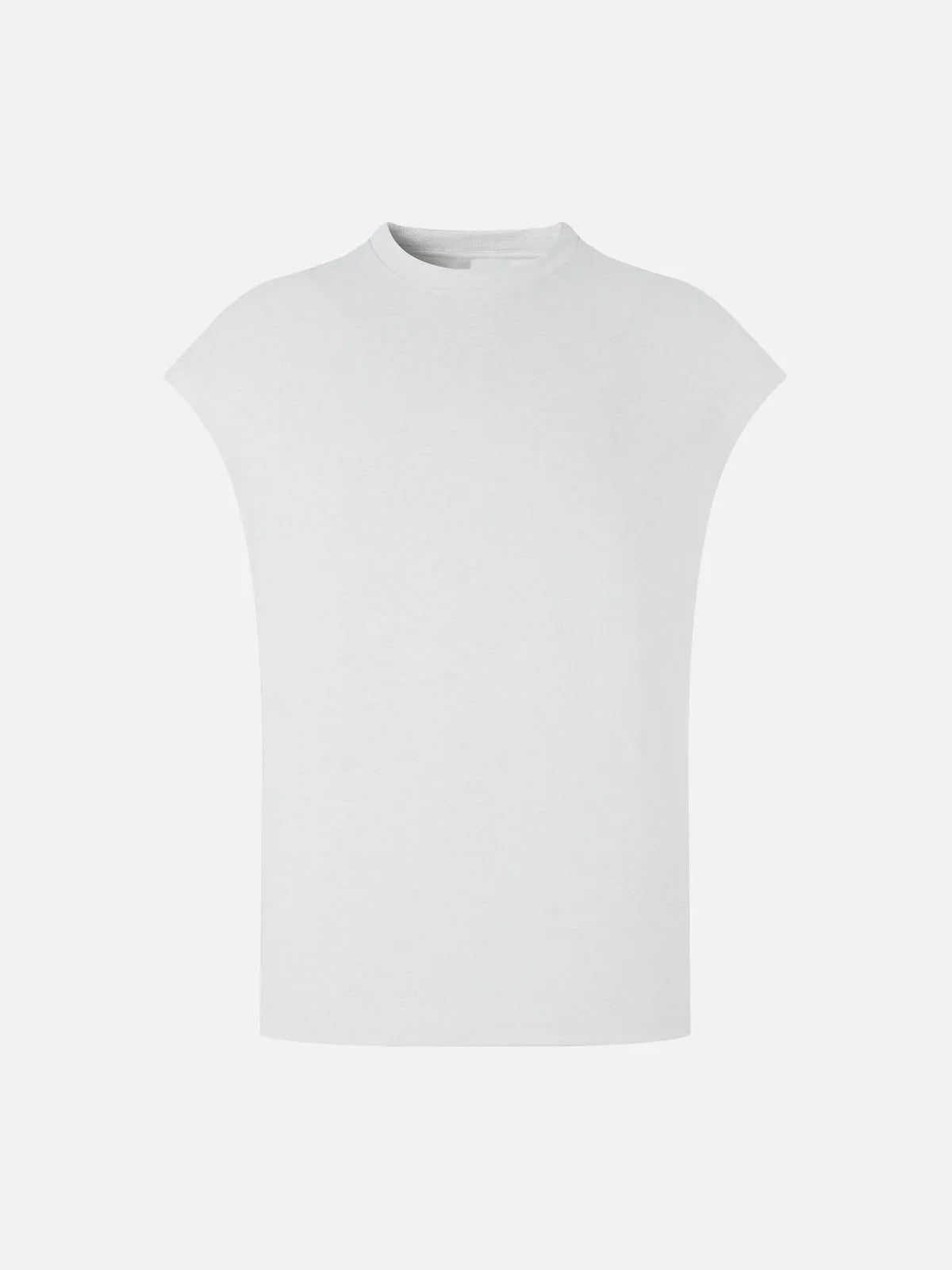 Sleeveless Solid Cotton Tee sold by Aelfric Eden