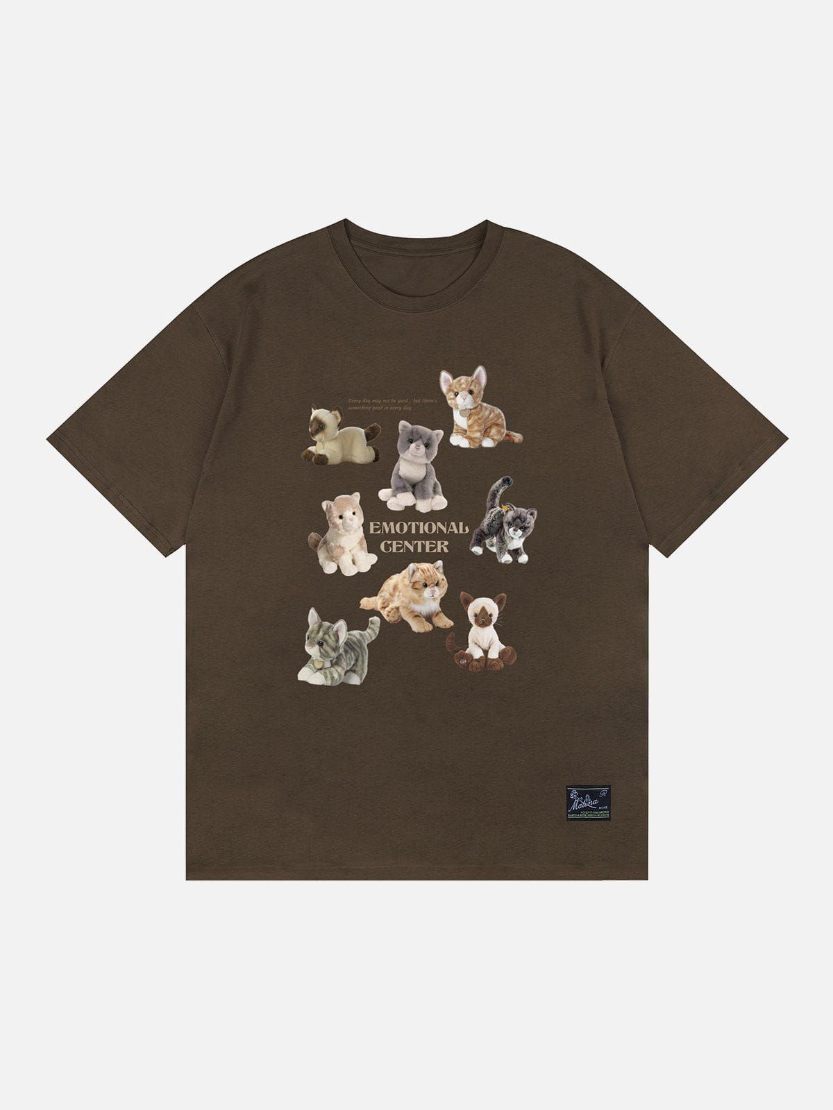 Aelfric Eden Cute Cat Doll Print Tee sold by Aelfric Eden product image thumbnail 2