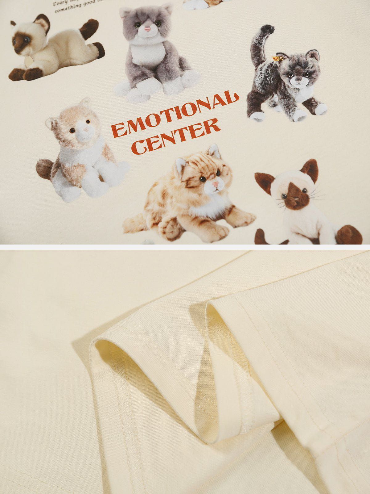 Aelfric Eden Cute Cat Doll Print Tee sold by Aelfric Eden product image thumbnail 9