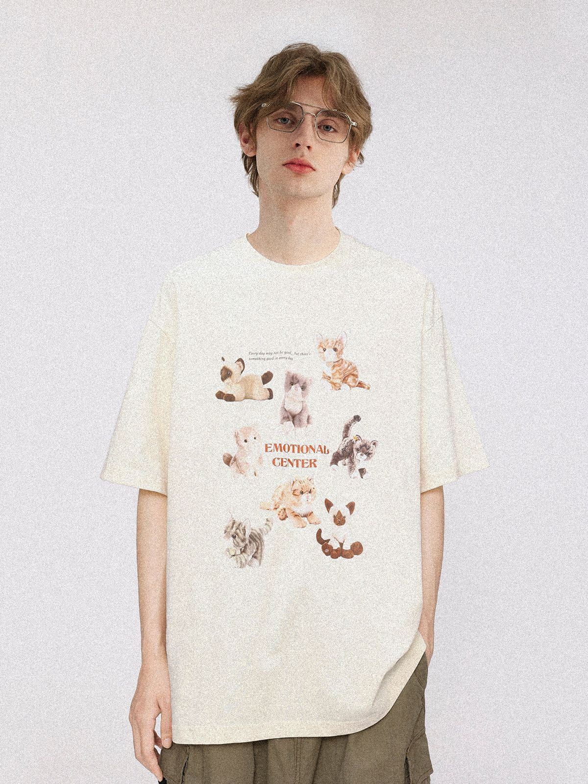 Aelfric Eden Cute Cat Doll Print Tee sold by Aelfric Eden product image thumbnail 4