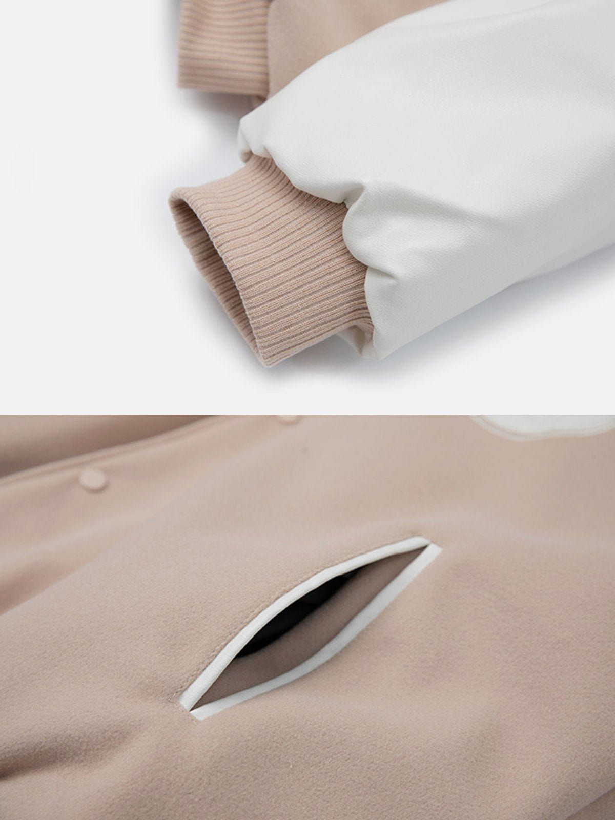 Aelfric Eden Patchwork Two Collar Jacket sold by Aelfric Eden product image thumbnail 5