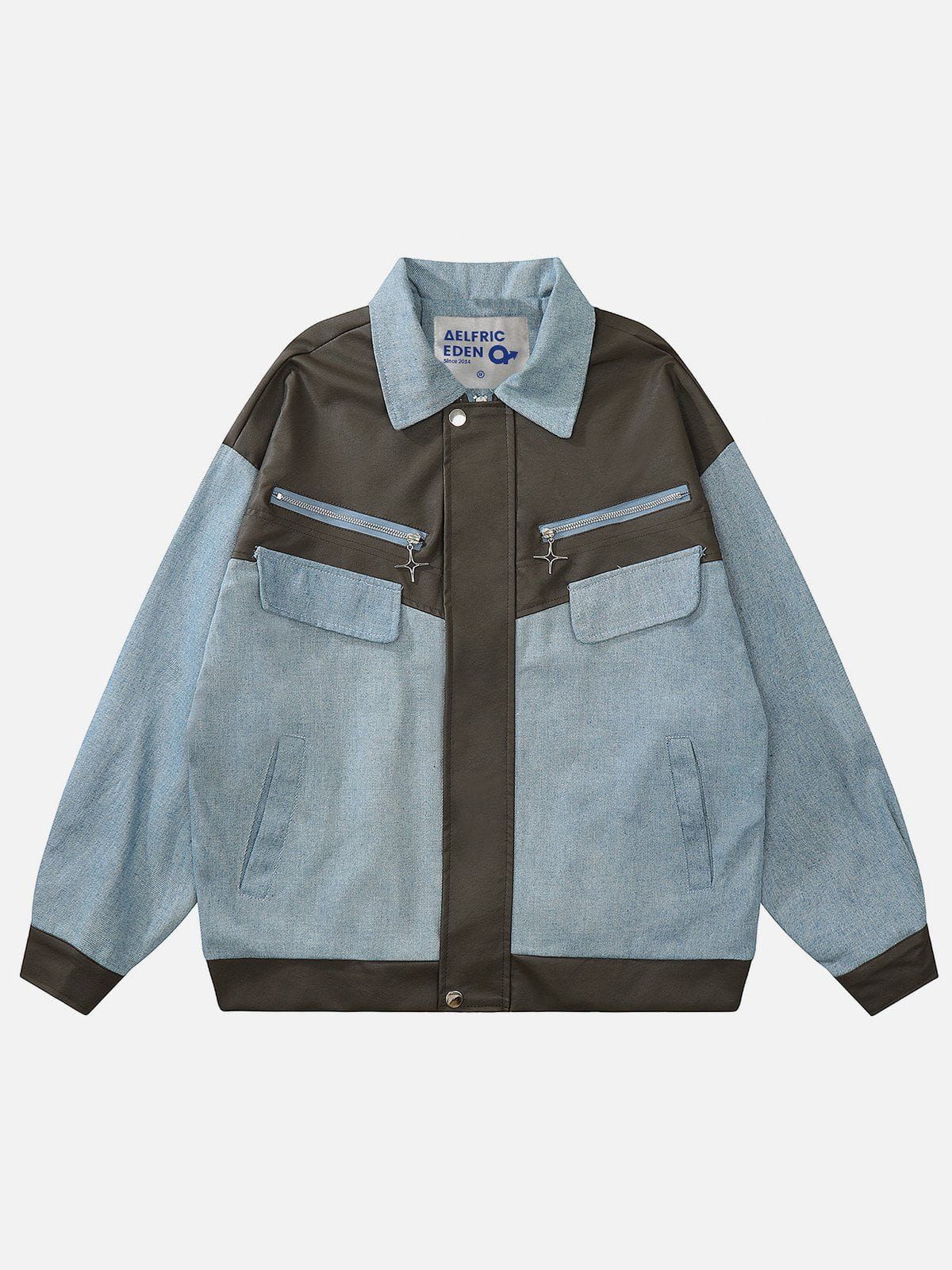 Aelfric Eden Color Blocking Patchwork Jacket sold by Aelfric Eden