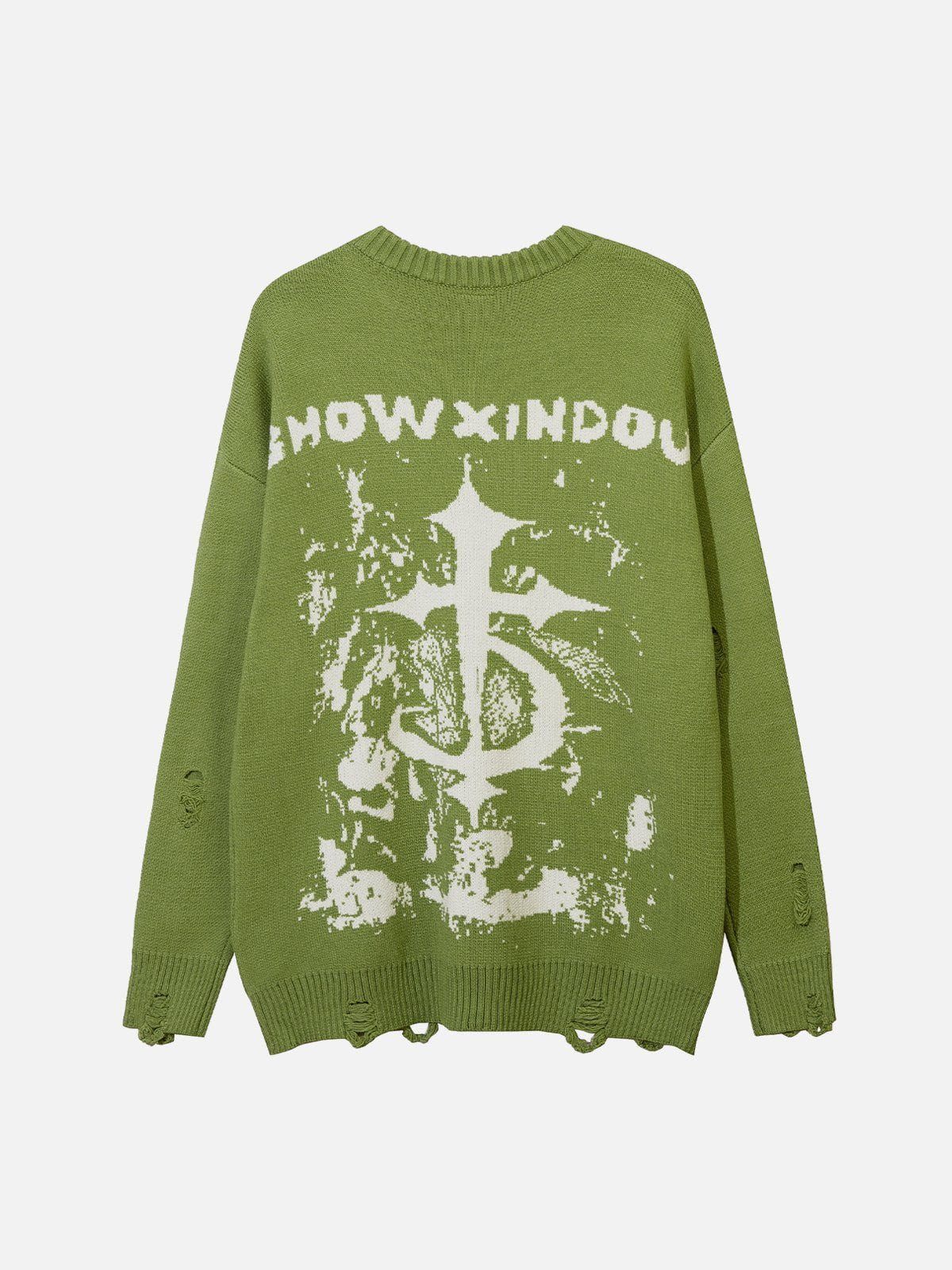 Aelfric Eden Tie Dye Crucifix Sweater sold by Aelfric Eden