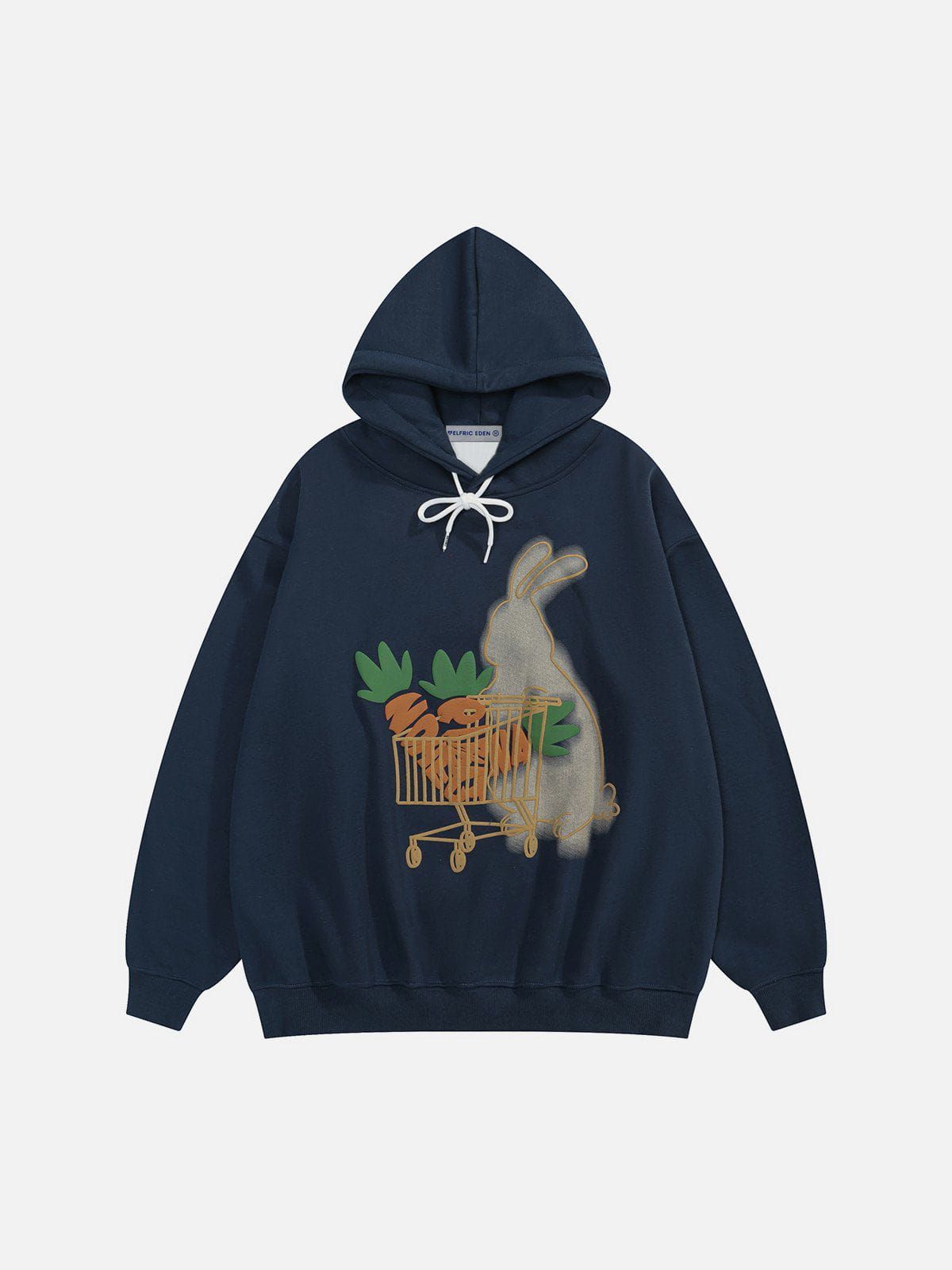 Aelfric Eden Cartoon Rabbit Print Hoodie sold by Aelfric Eden product image thumbnail 2