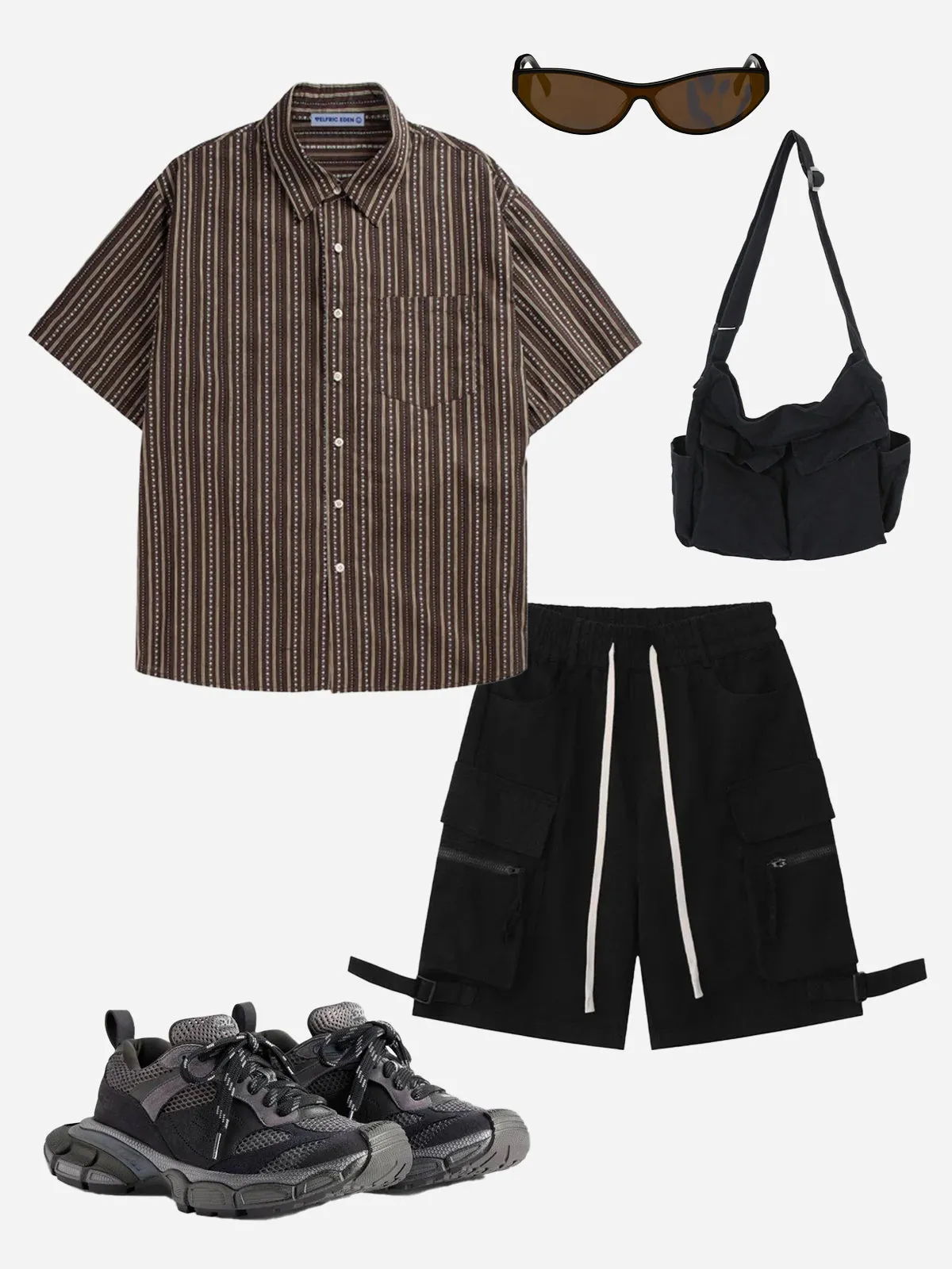 Aelfric Eden Vintage Stripe Short Sleeve Shirt sold by Aelfric Eden product image thumbnail 2