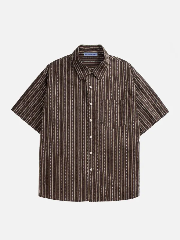 Aelfric Eden Vintage Stripe Short Sleeve Shirt sold by Aelfric Eden