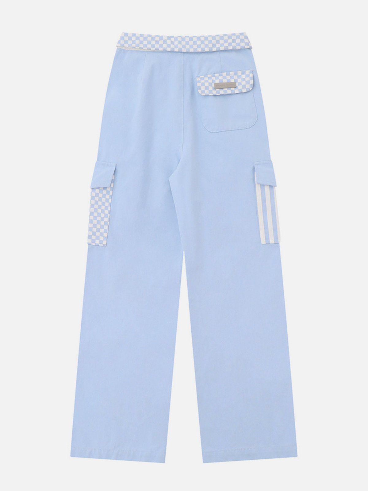 Vintage Plaid Stripe Fold-over Pants sold by Aelfric Eden product image thumbnail 3