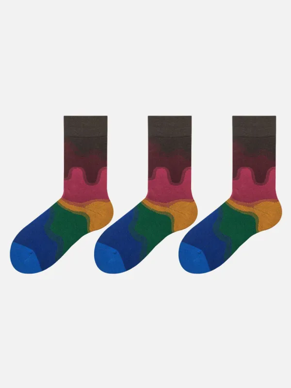 Gradient Contrast Socks sold by Aelfric Eden