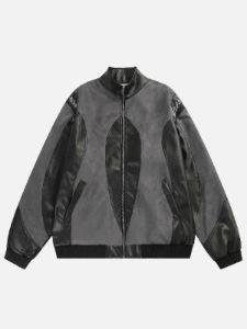 Aelfric Eden Color Blocking Patchwork Suede Jacket sold by Aelfric Eden