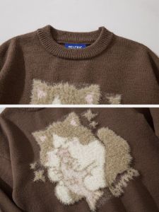 Aelfric Eden Plush Cute Cat Sweater sold by Aelfric Eden