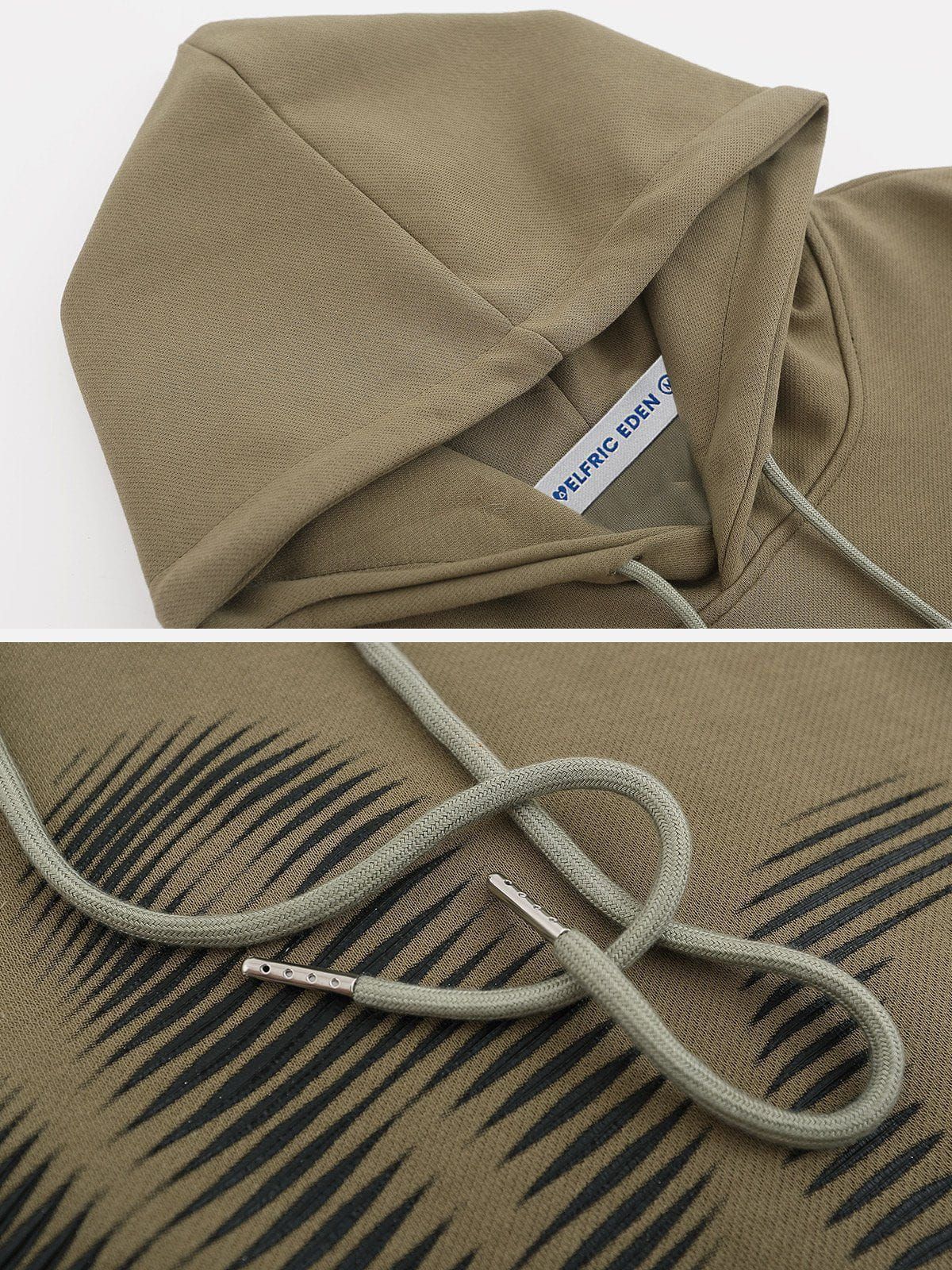 Aelfric Eden Blurred Letter Print Hoodie sold by Aelfric Eden product image thumbnail 5