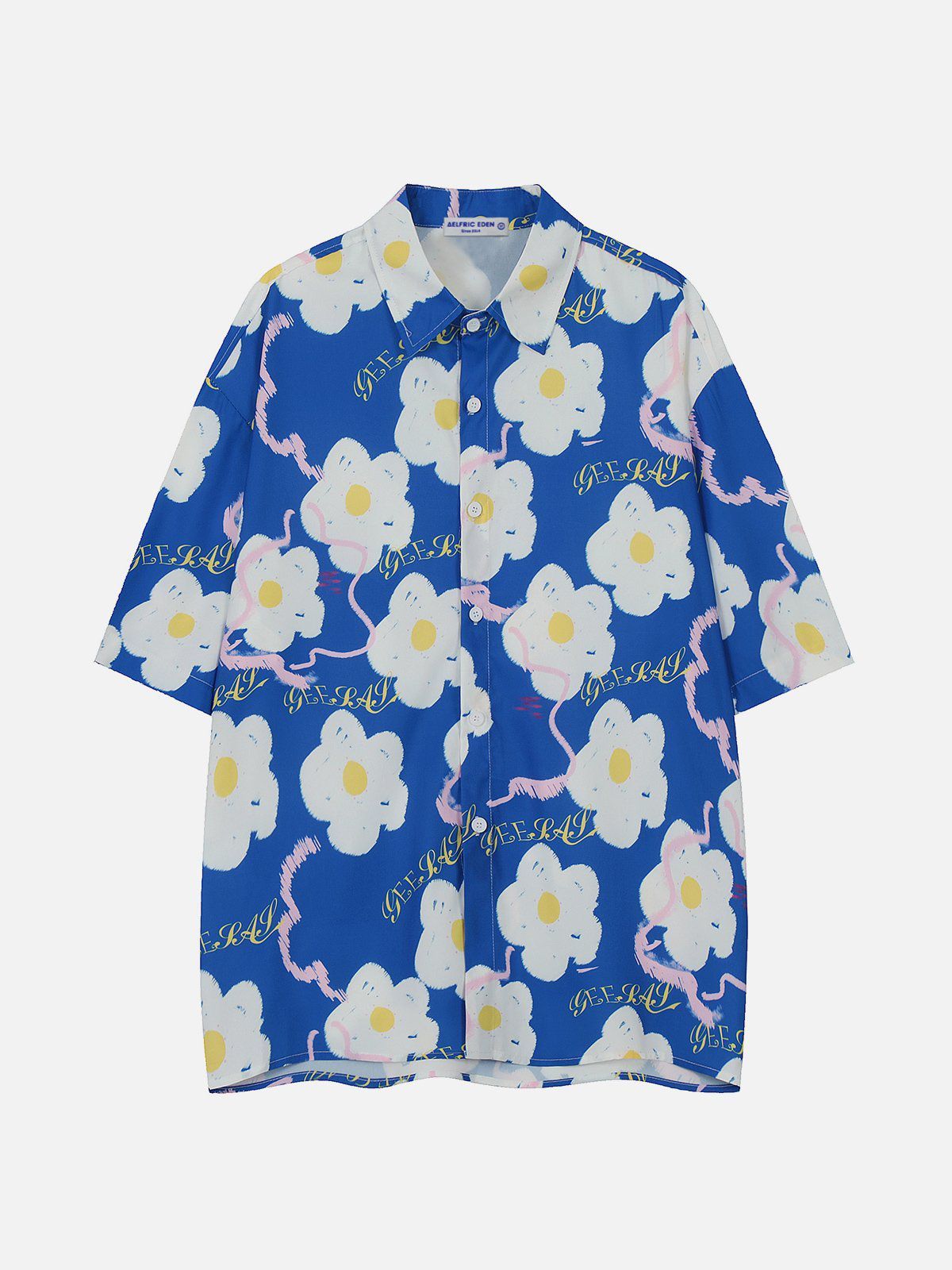Aelfric Eden All-over Flowers Print Short Sleeve Shirts sold by Aelfric Eden