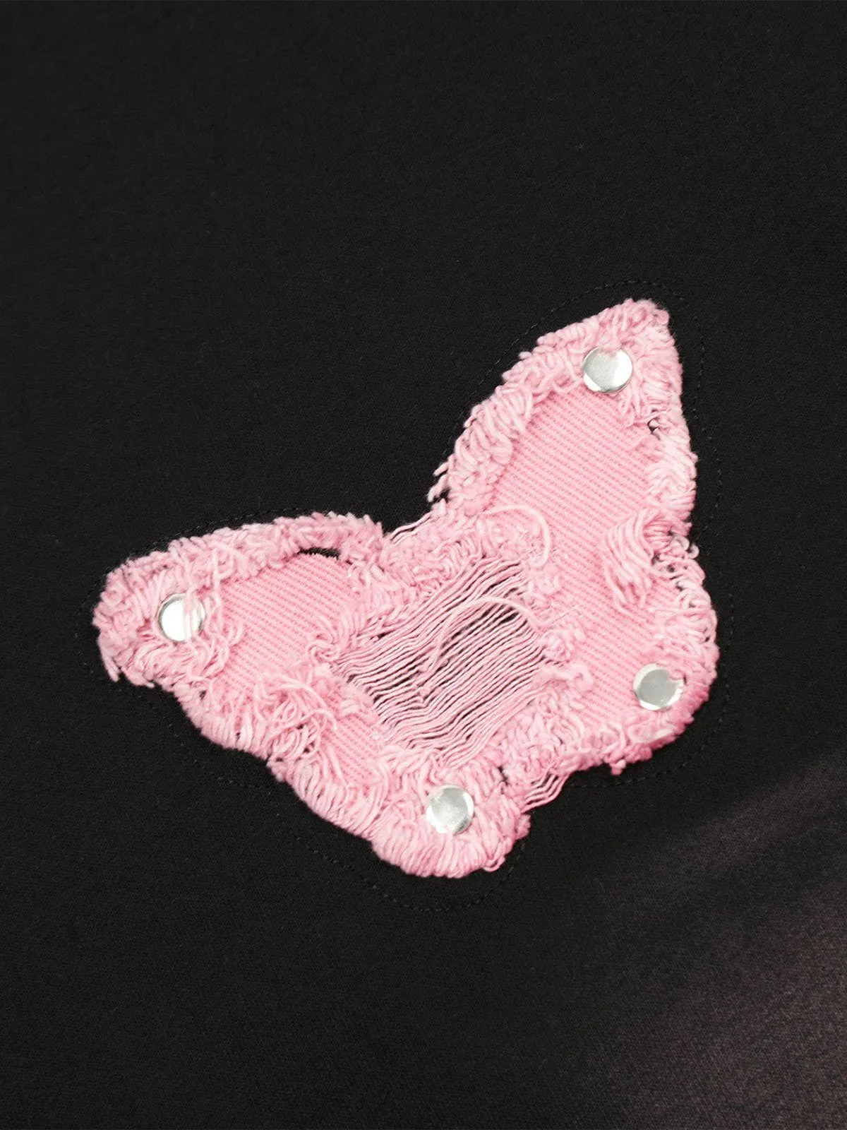 Aelfric Eden Distressed Butterfly Washed Zip Up Hoodie sold by Aelfric Eden product image thumbnail 5