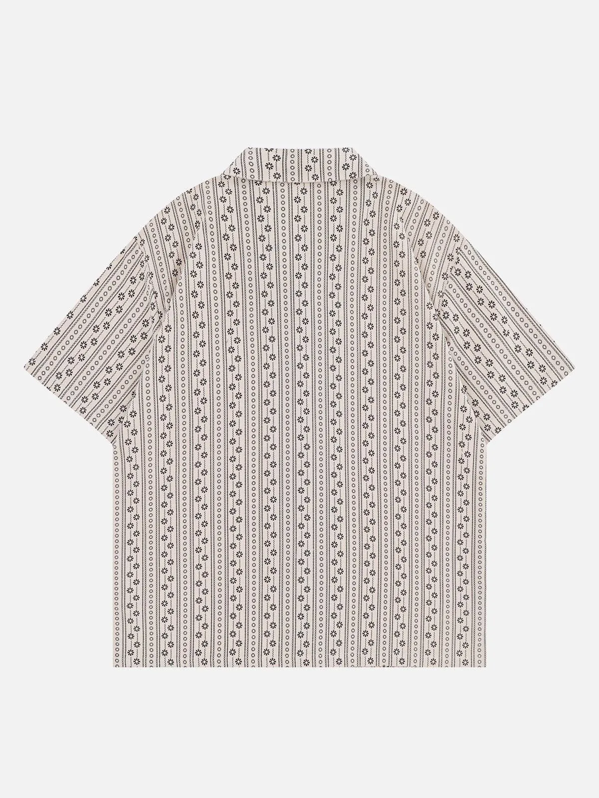 Aelfric Eden Stripe Flower Short Sleeve Shirt sold by Aelfric Eden product image thumbnail 3