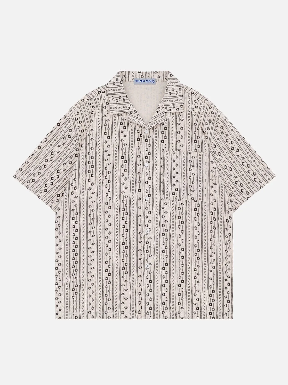 Aelfric Eden Stripe Flower Short Sleeve Shirt sold by Aelfric Eden