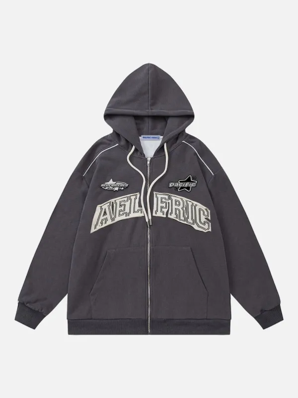Aelfric Eden Applique Zip Up Hoodie sold by Aelfric Eden