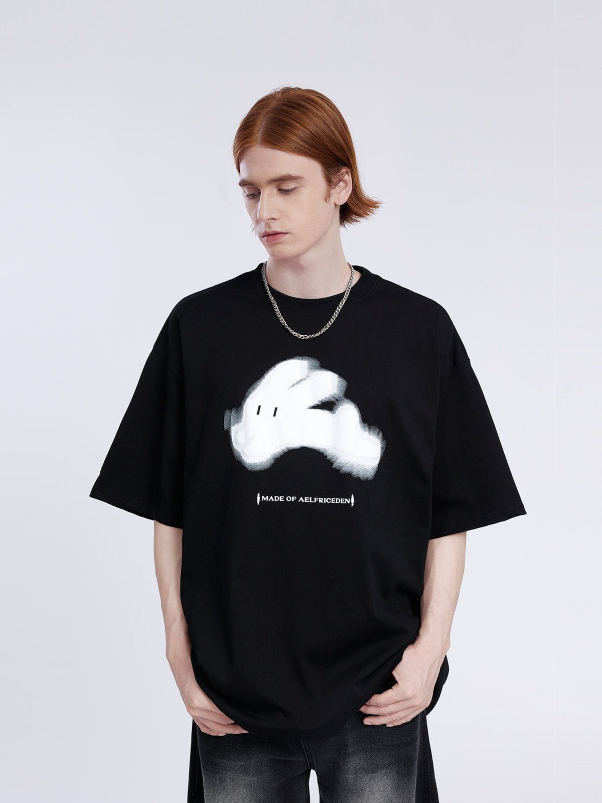 Aelfric Eden Cute Rabbit Foam Print Tee sold by Aelfric Eden product image thumbnail 2
