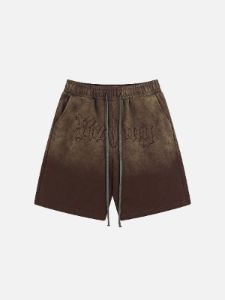 Aelfric Eden Gothic Letter Gradient Shorts sold by Aelfric Eden