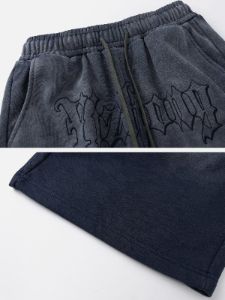 Aelfric Eden Gothic Letter Gradient Shorts sold by Aelfric Eden