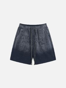 Aelfric Eden Gothic Letter Gradient Shorts sold by Aelfric Eden