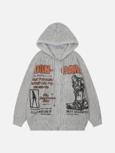 Aelfric Eden Shadow Letter Print Hoodie sold by Aelfric Eden