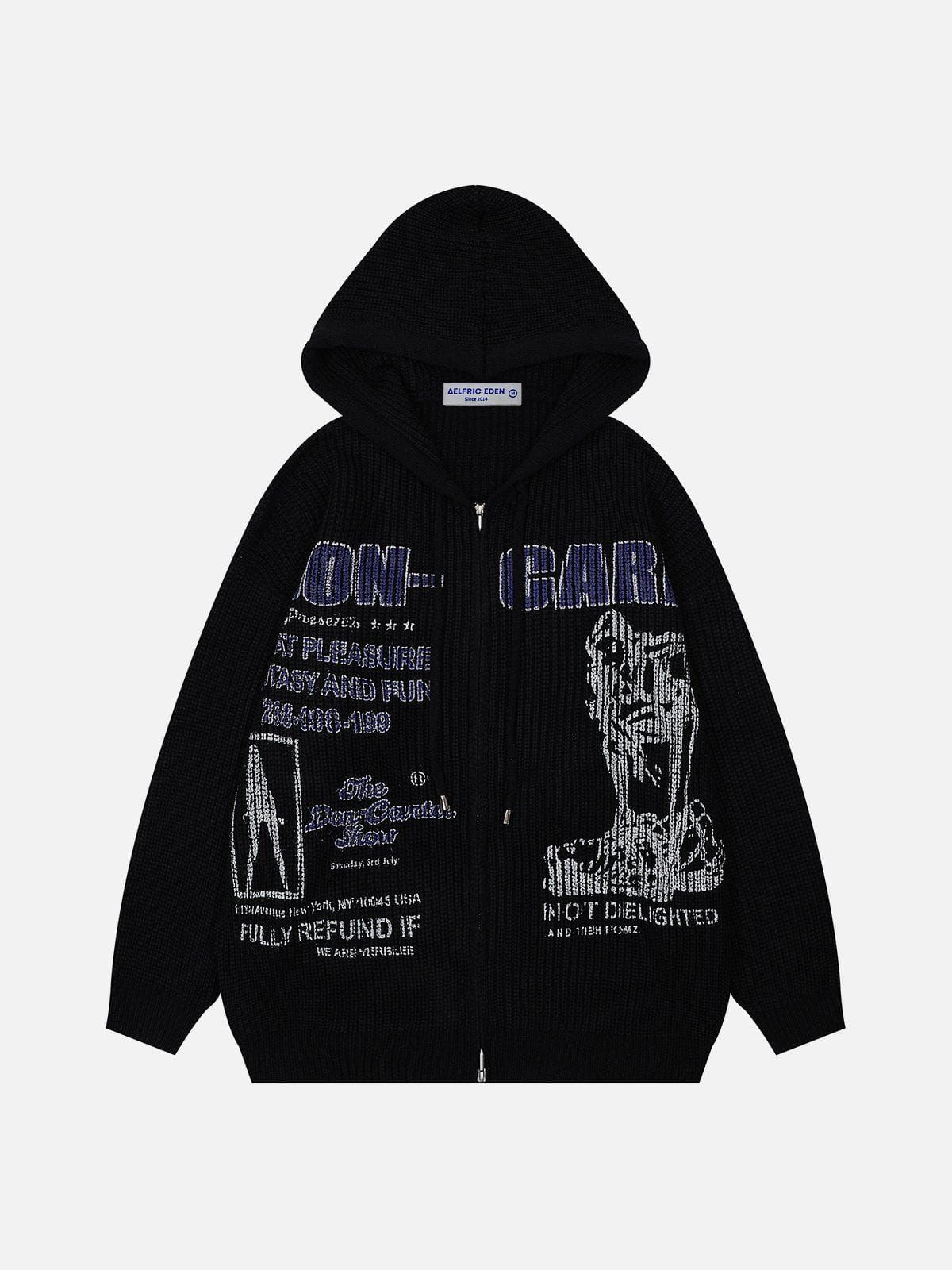 Aelfric Eden Shadow Letter Print Hoodie sold by Aelfric Eden product image thumbnail 4